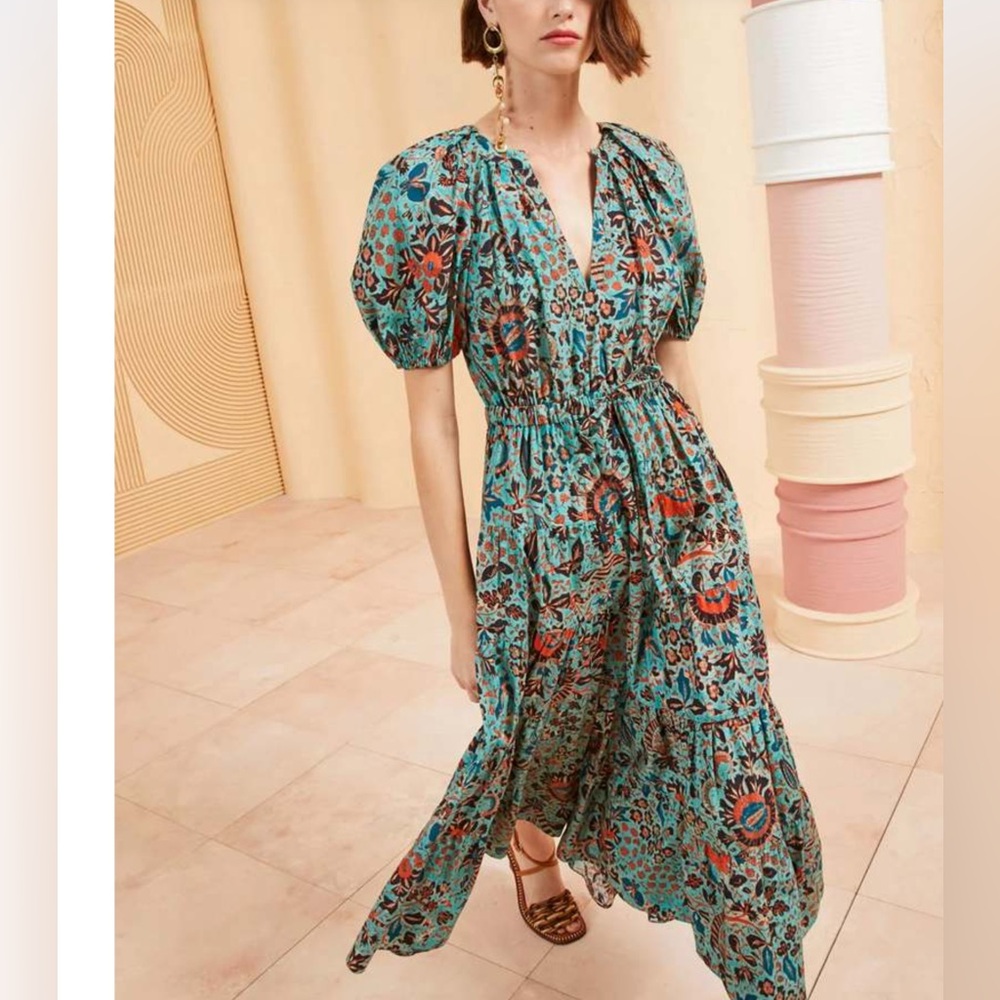 Ulla Johnson Olina Midi Dress Sz 0